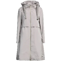 Gray Polyester Coat