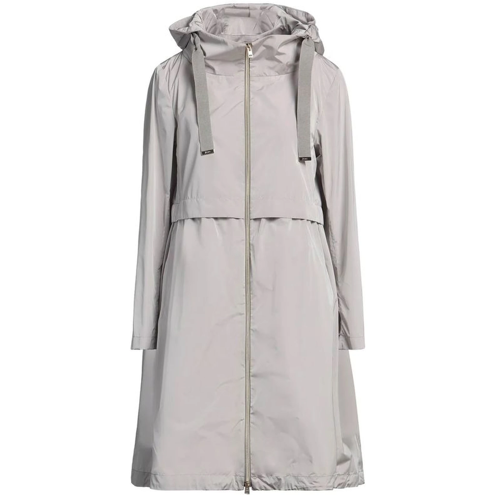 Gray Polyester Coat