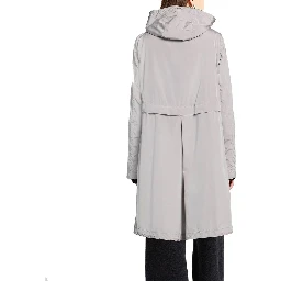 Gray Polyester Coat