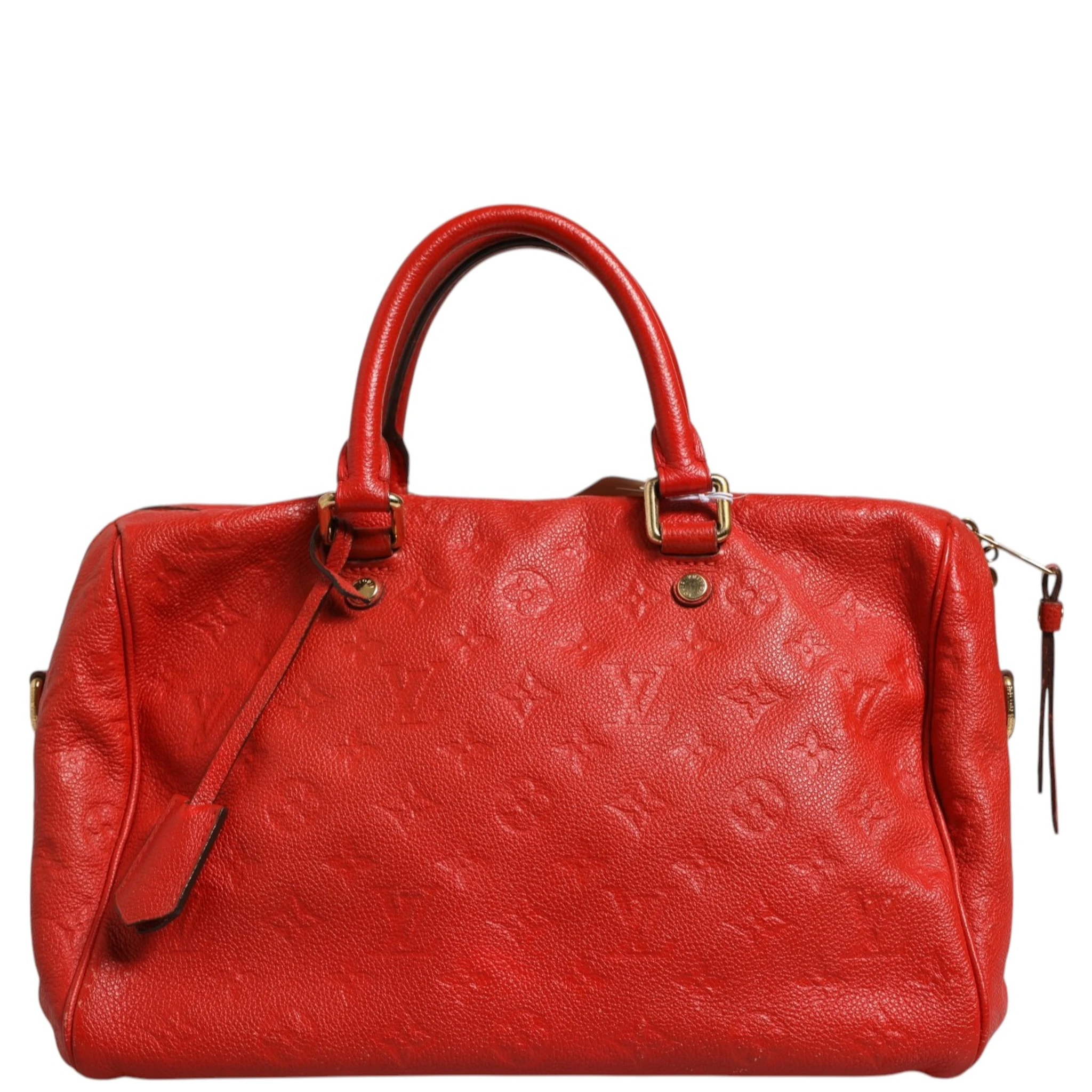 Red Monogram Empreinte Speedy Bandouliere 30