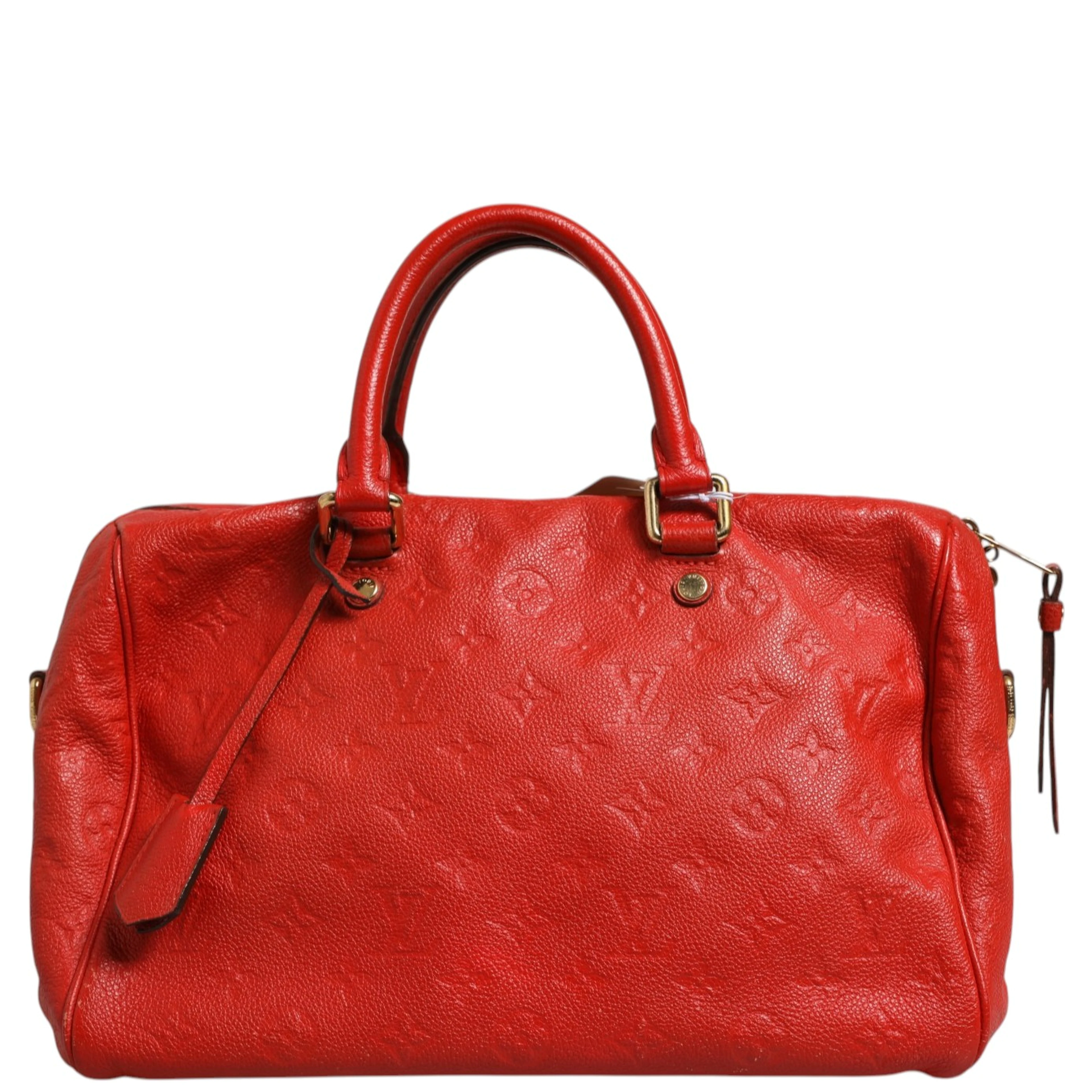 Red Monogram Empreinte Speedy Bandouliere 30