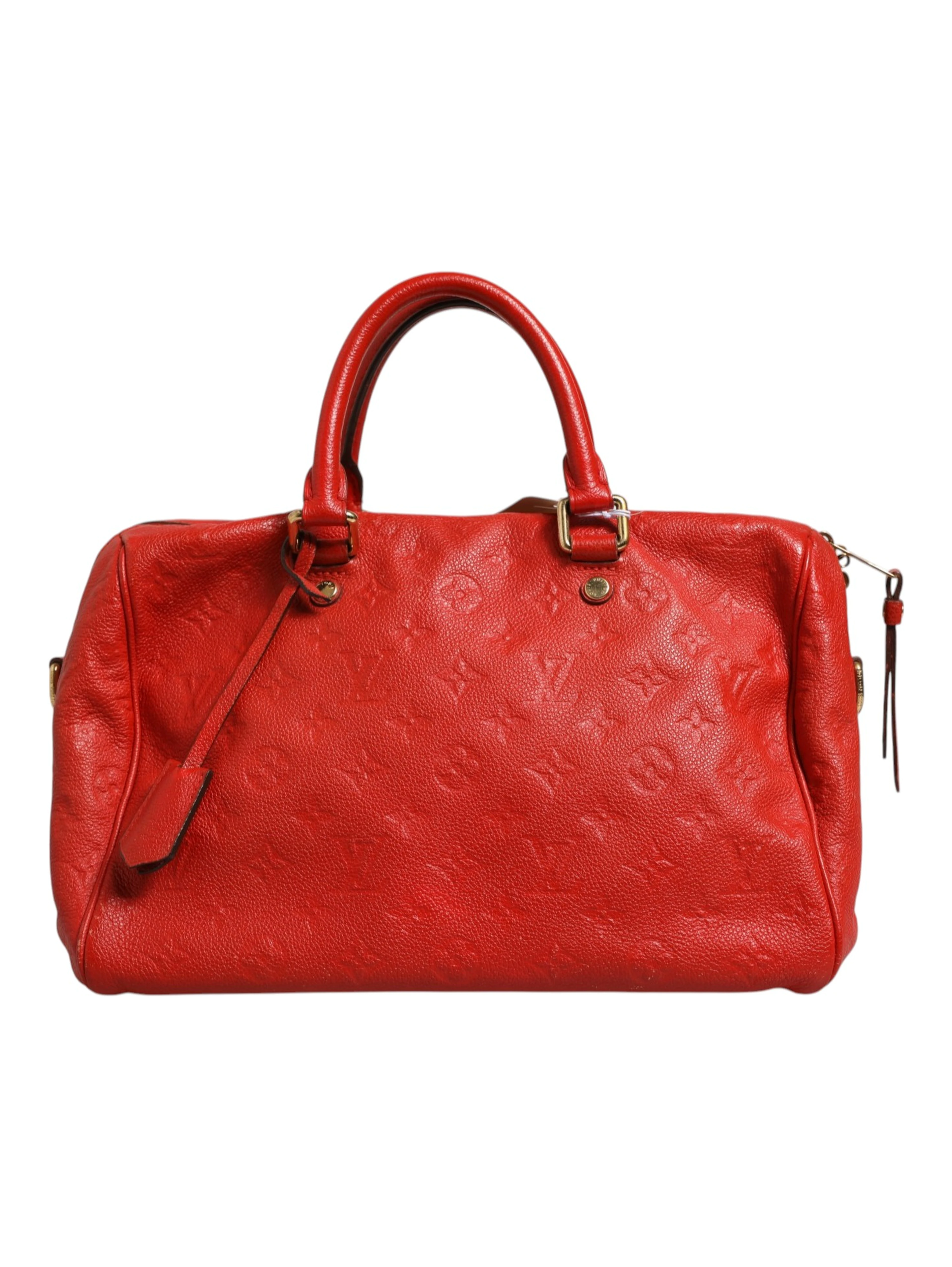 Red Monogram Empreinte Speedy Bandouliere 30