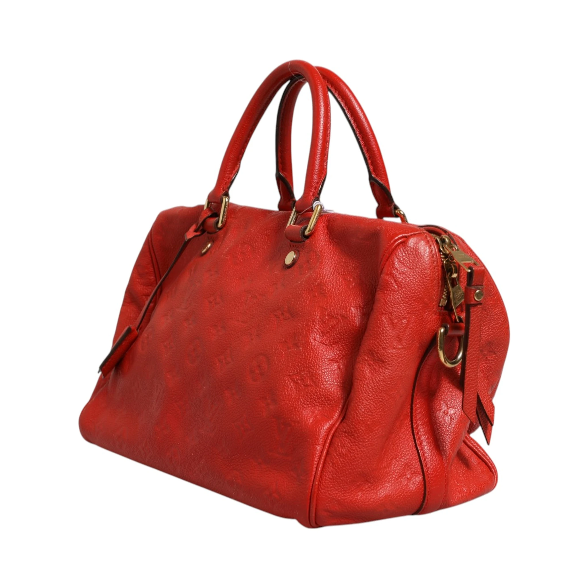 Red Monogram Empreinte Speedy Bandouliere 30
