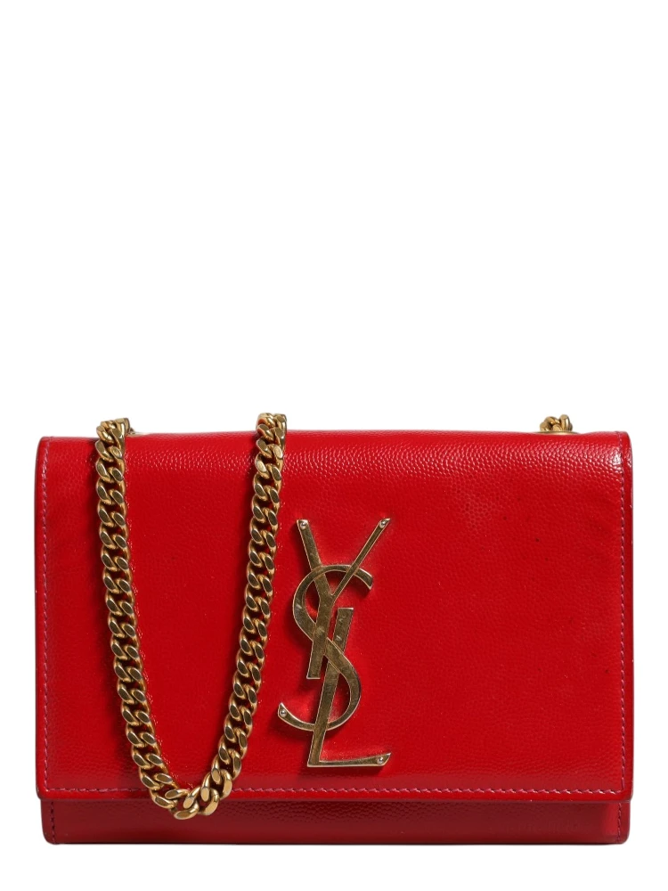 Kate Red Leather Crossbody Bag