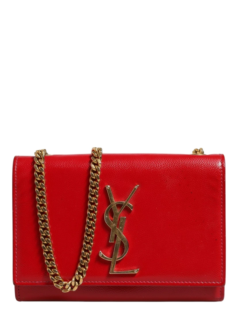 Kate Red Leather Crossbody Bag