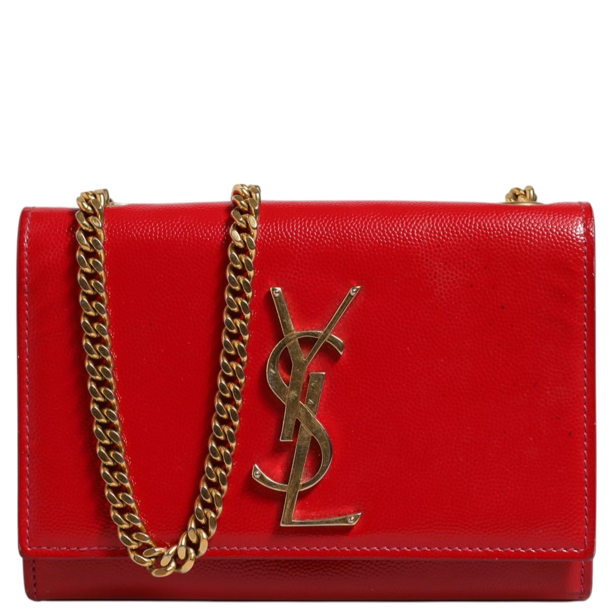 Kate Red Leather Crossbody Bag