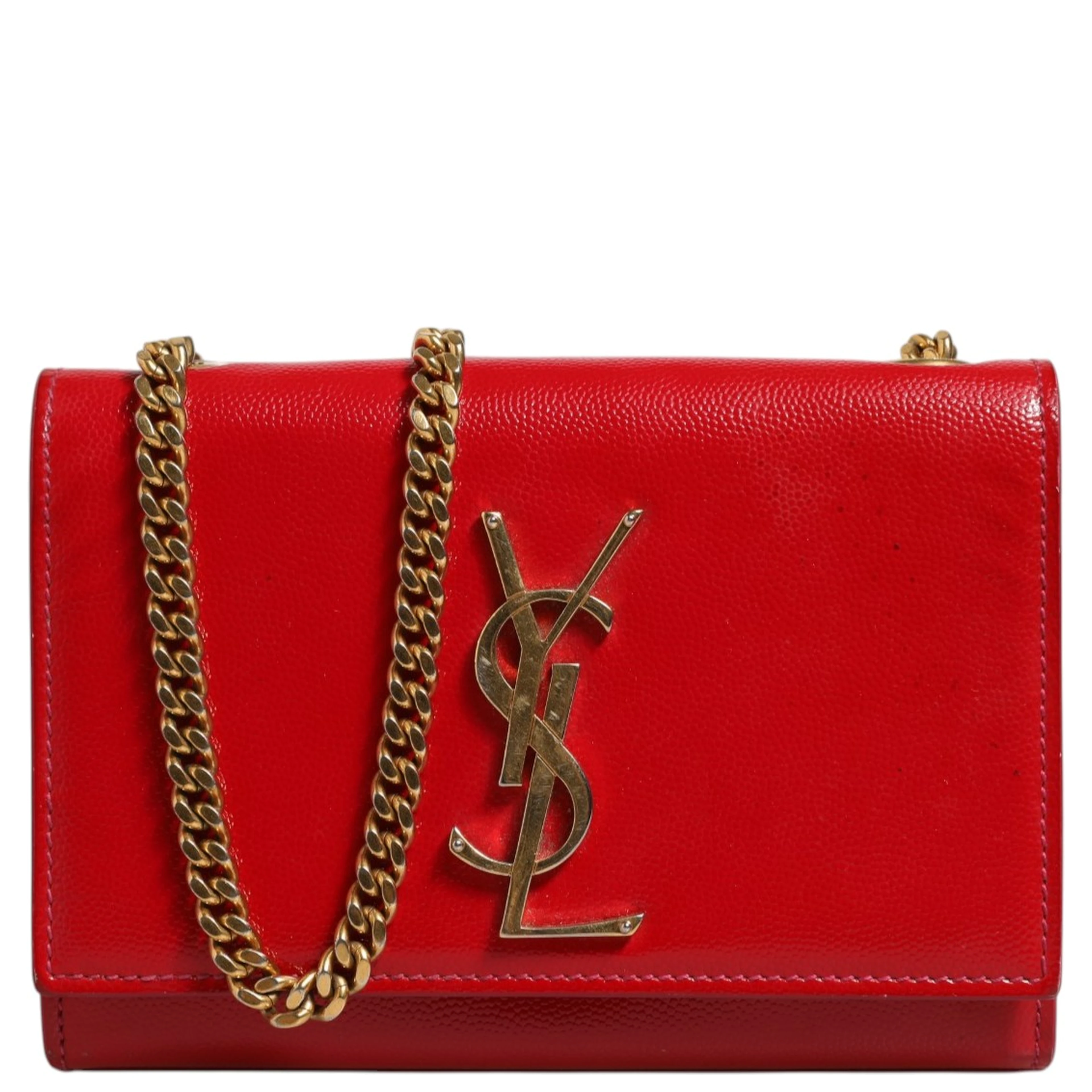 Kate Red Leather Crossbody Bag