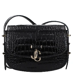 Black Leather Crossbody Bag