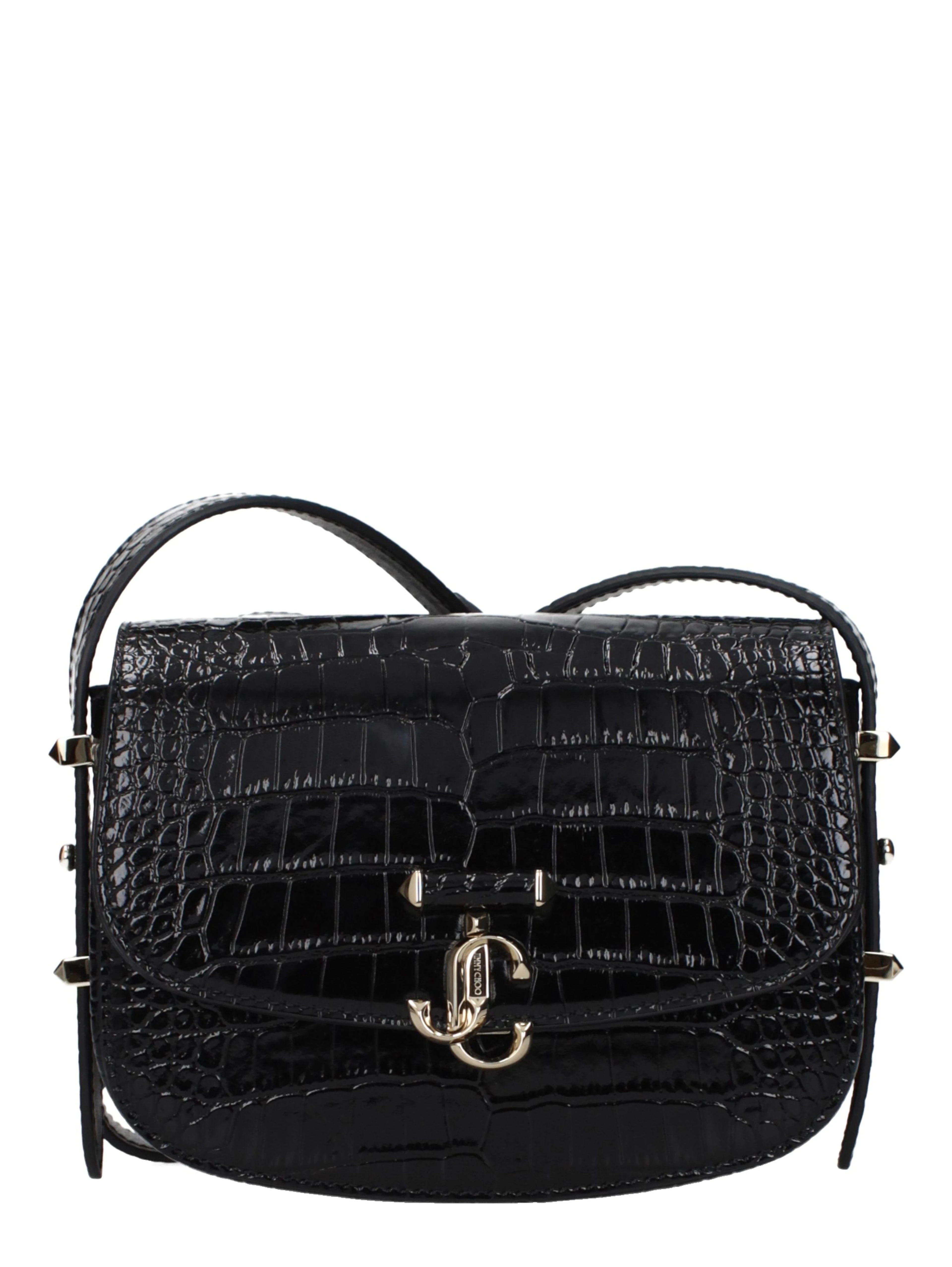 Black Leather Crossbody Bag