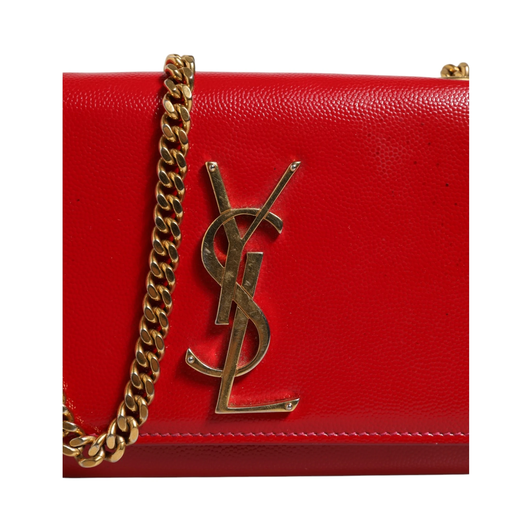 Kate Red Leather Crossbody Bag