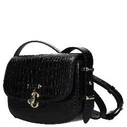Black Leather Crossbody Bag