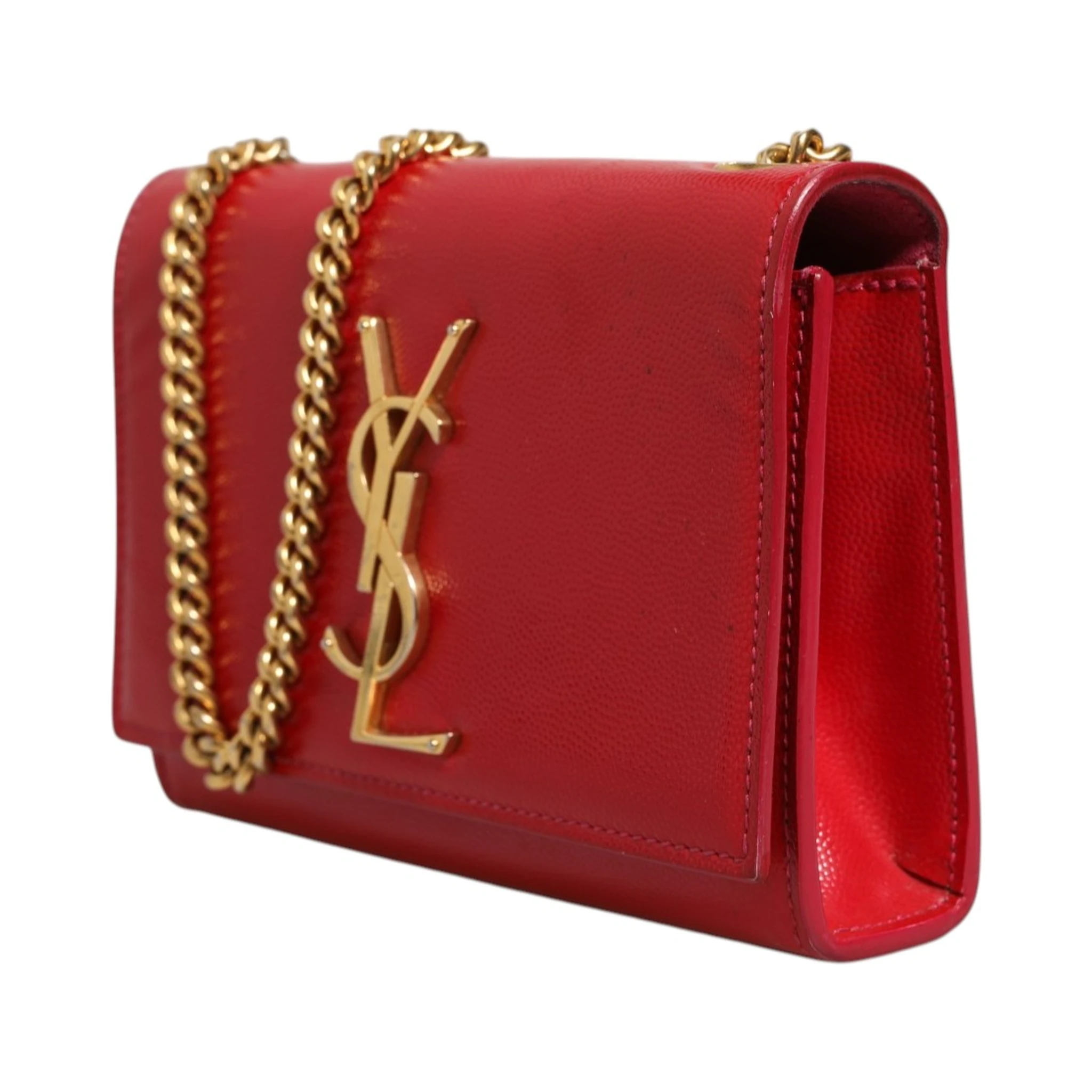 Kate Red Leather Crossbody Bag