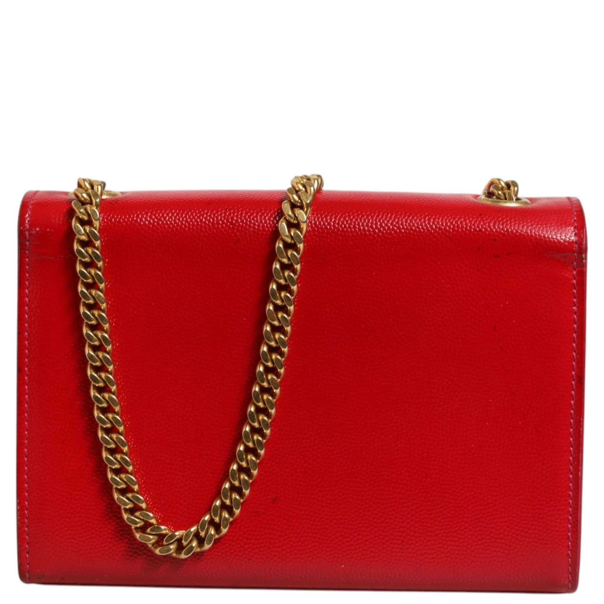 Kate Red Leather Crossbody Bag