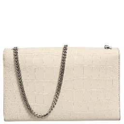Kate Tassel Small Croc-Embossed Leather