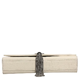 Kate Tassel Small Croc-Embossed Leather