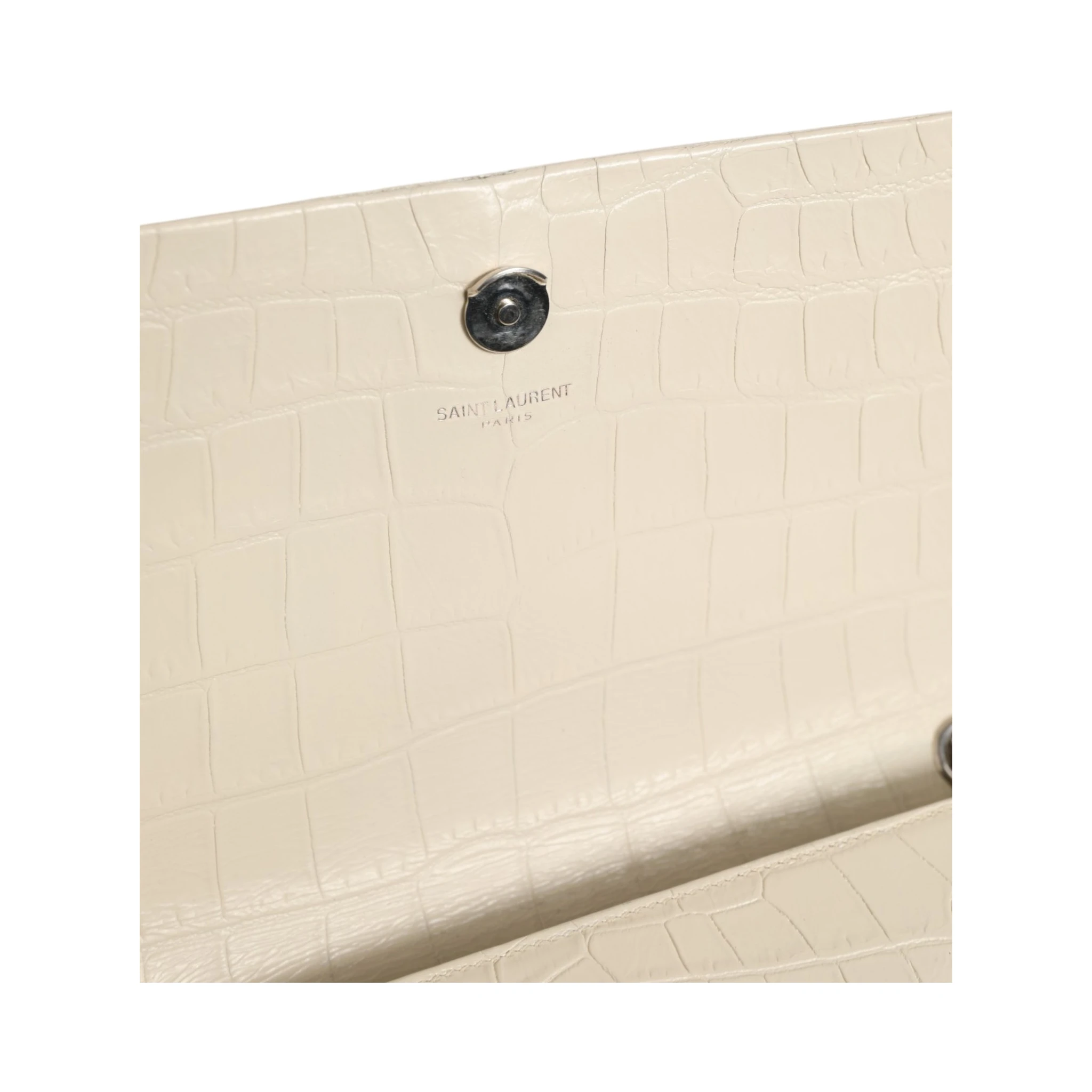 Kate Tassel Small Croc-Embossed Leather