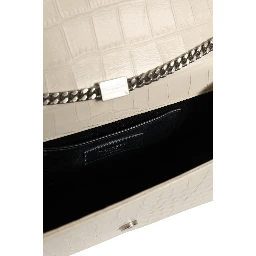 Kate Tassel Small Croc-Embossed Leather