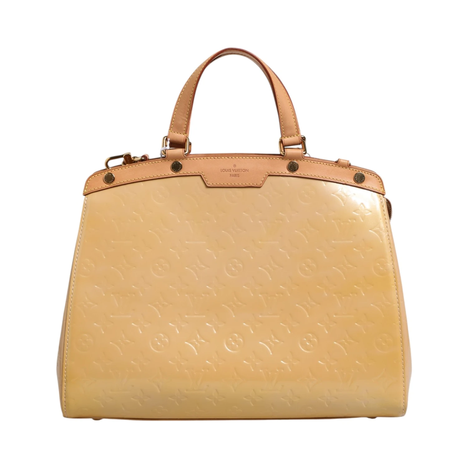 Monogram Vernis Brea MM Beige Poudre