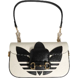 Gucci x Adidas Horsebit 1955 Shoulder Bag Black/White