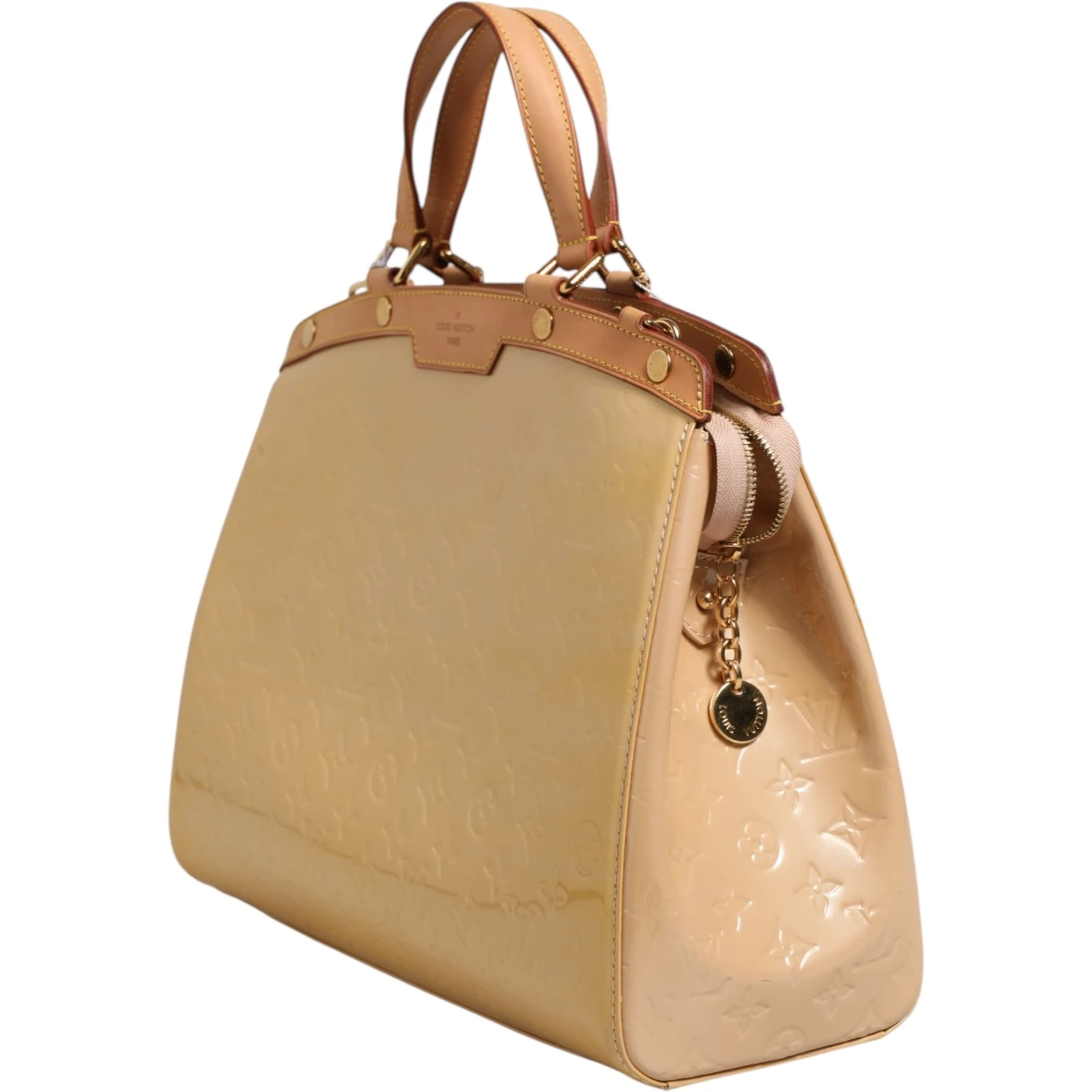 Monogram Vernis Brea MM Beige Poudre