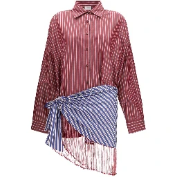 Bordeaux Cotton Casual Dress