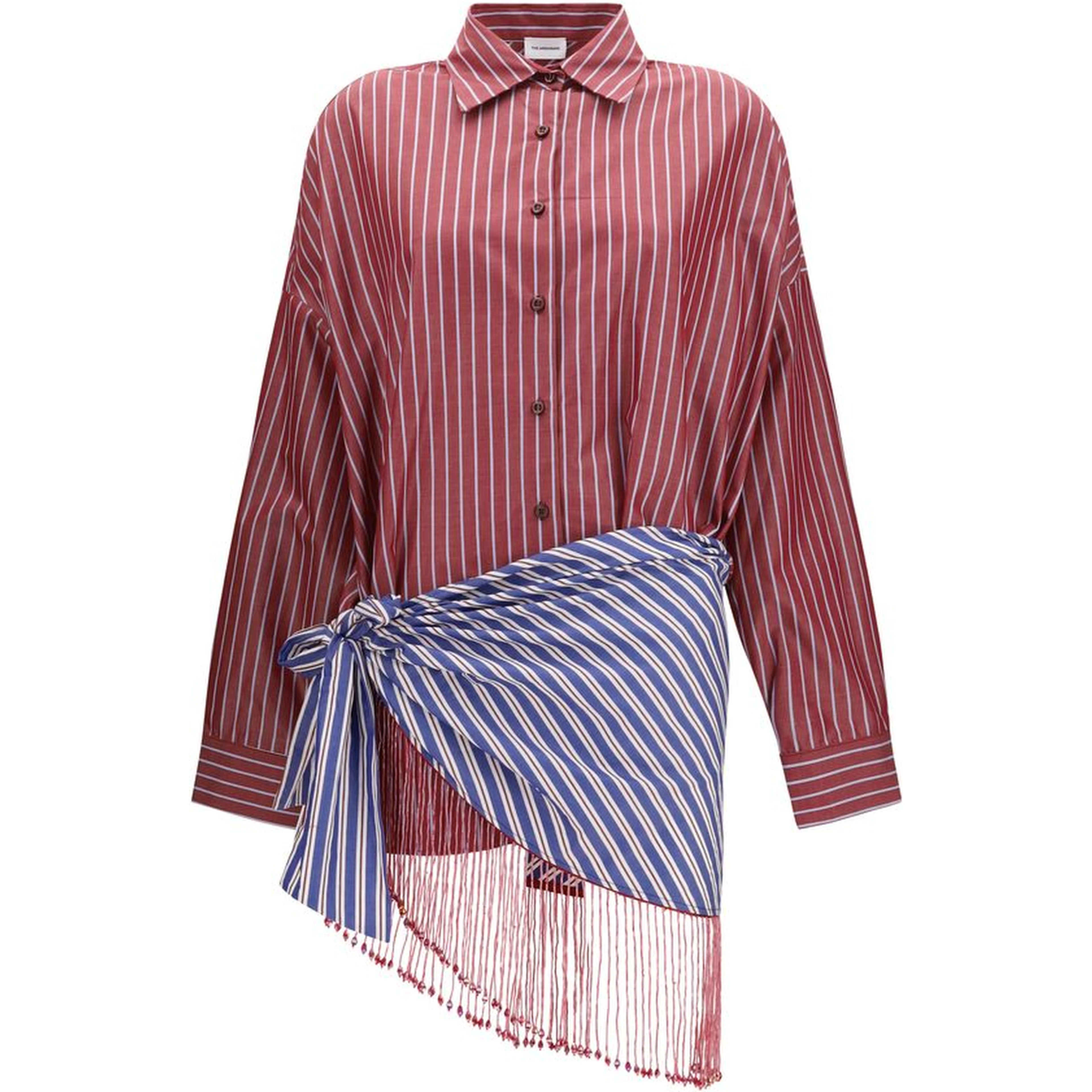 Bordeaux Cotton Casual Dress