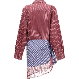 Bordeaux Cotton Casual Dress