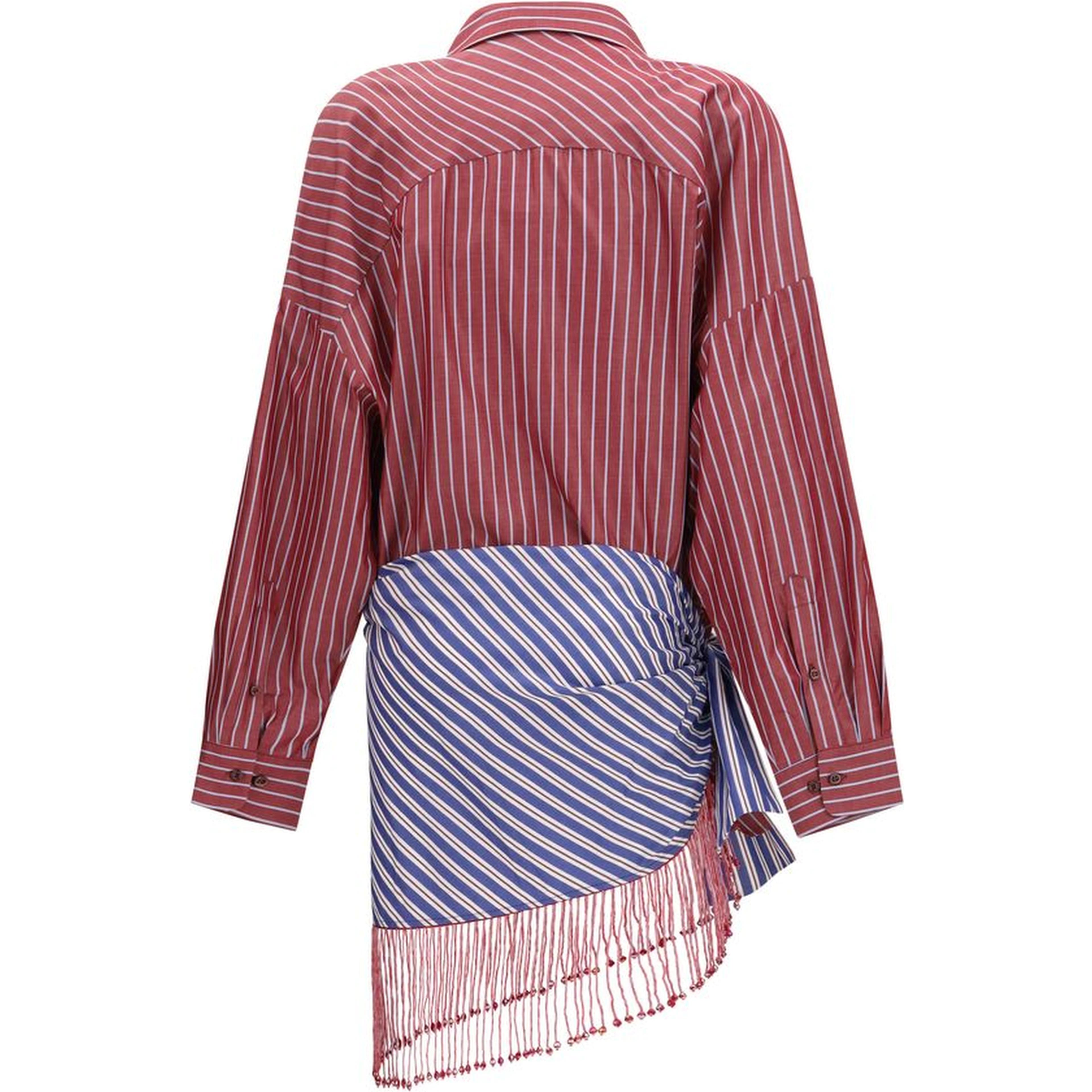 Bordeaux Cotton Casual Dress