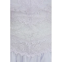 White Cotton Casual Dress