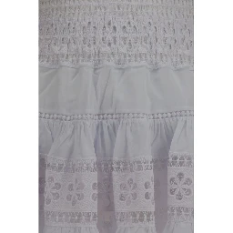 White Cotton Casual Dress