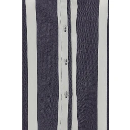 Blue Viscose Pattern Shirt