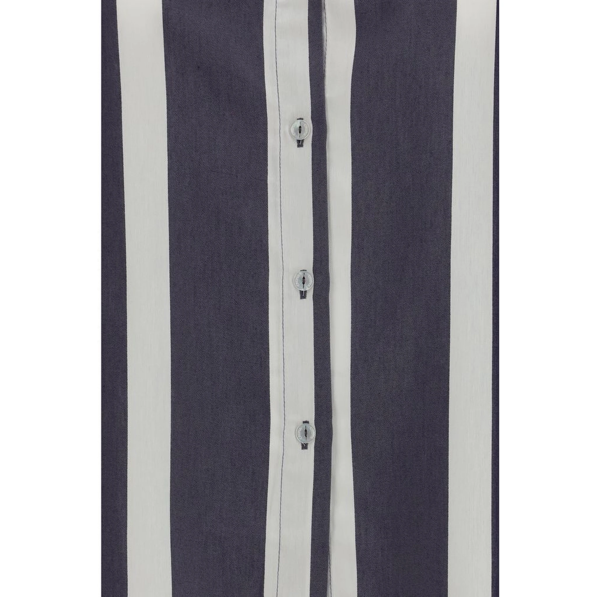 Blue Viscose Pattern Shirt