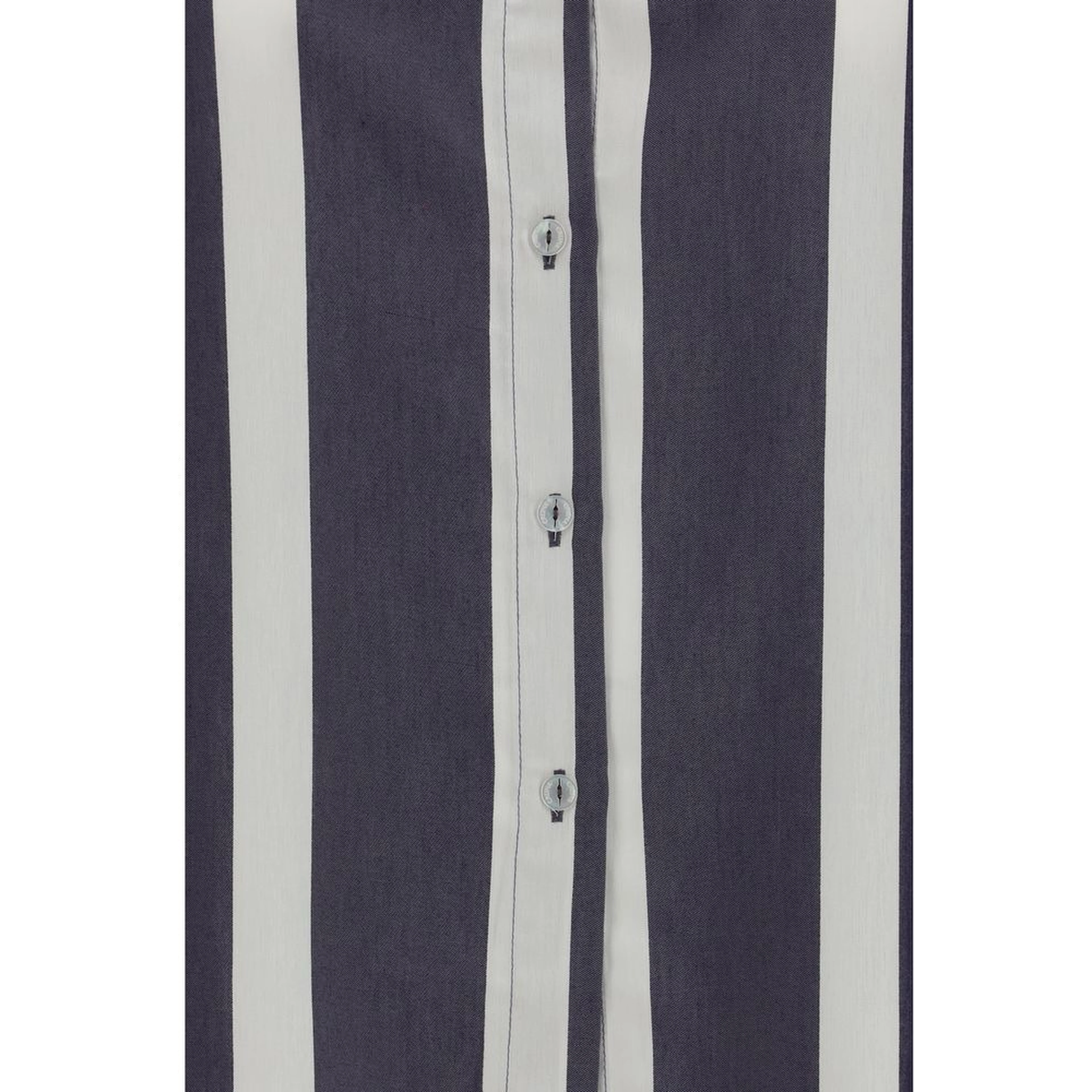 Blue Viscose Pattern Shirt