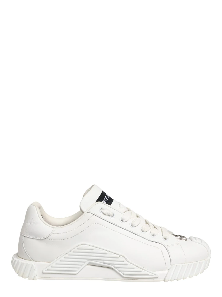 White NS1 Lace Up Low Top Sneakers Shoes