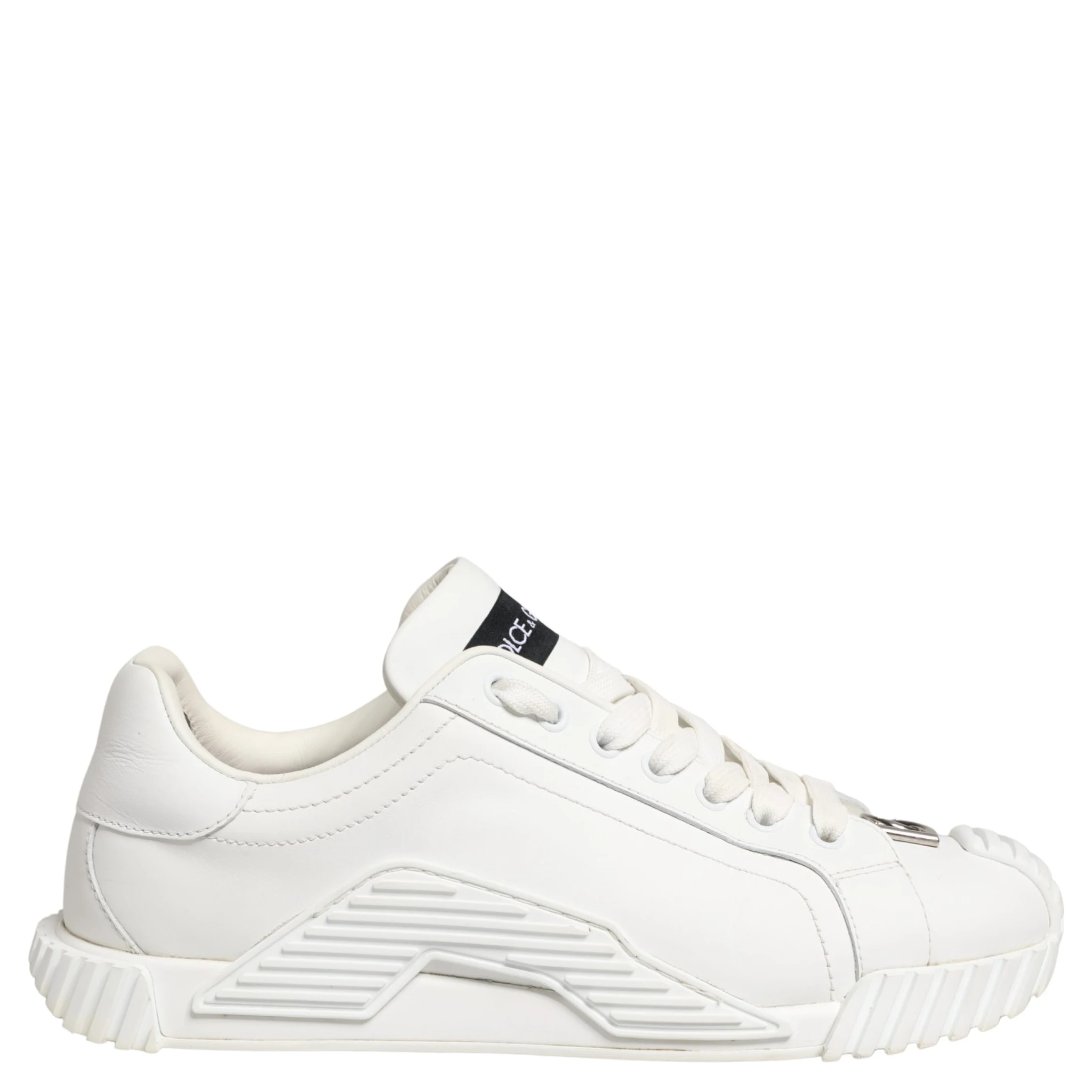 White NS1 Lace Up Low Top Sneakers Shoes