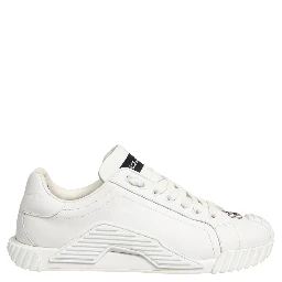 White NS1 Lace Up Low Top Sneakers Shoes