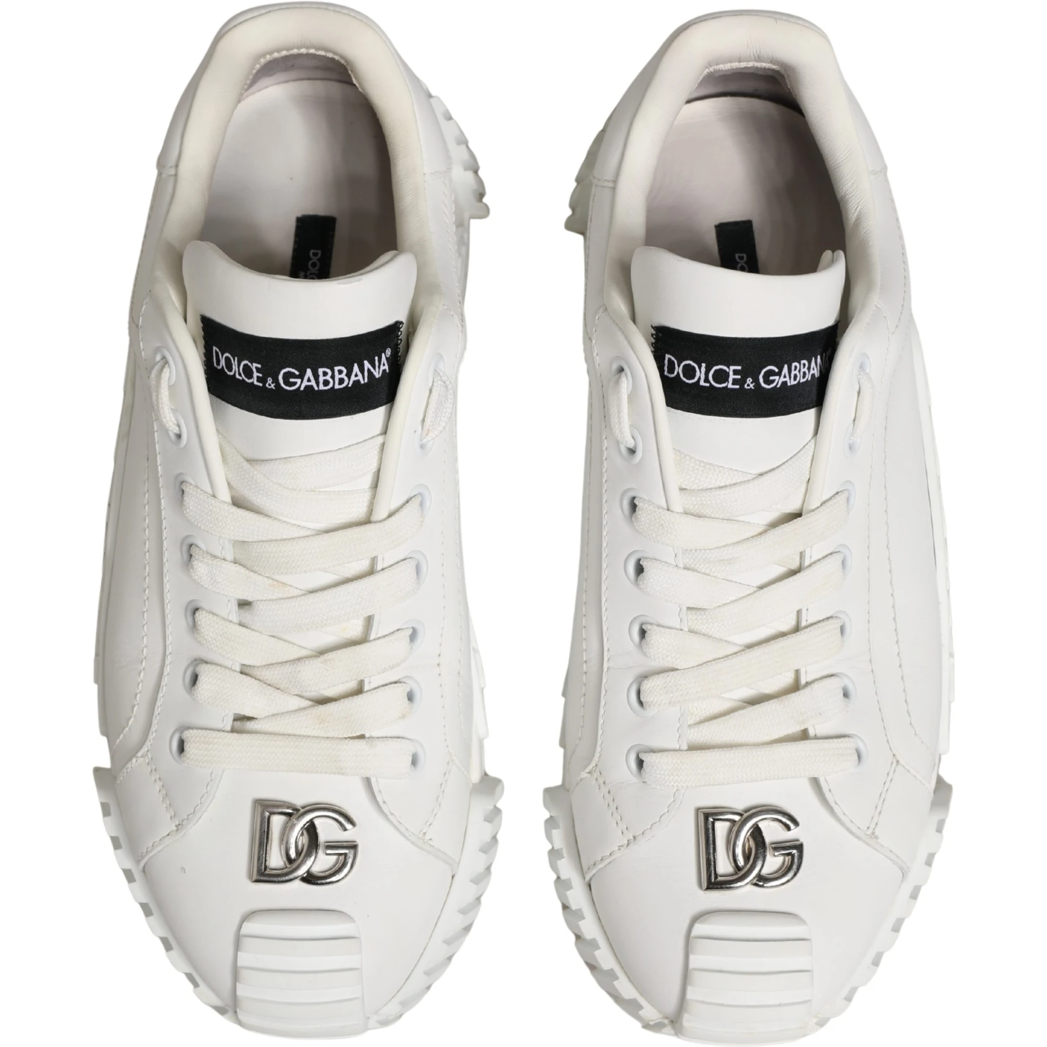 White NS1 Lace Up Low Top Sneakers Shoes