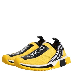 Yellow Sorrento SlipOn Low Top Sneakers Shoes