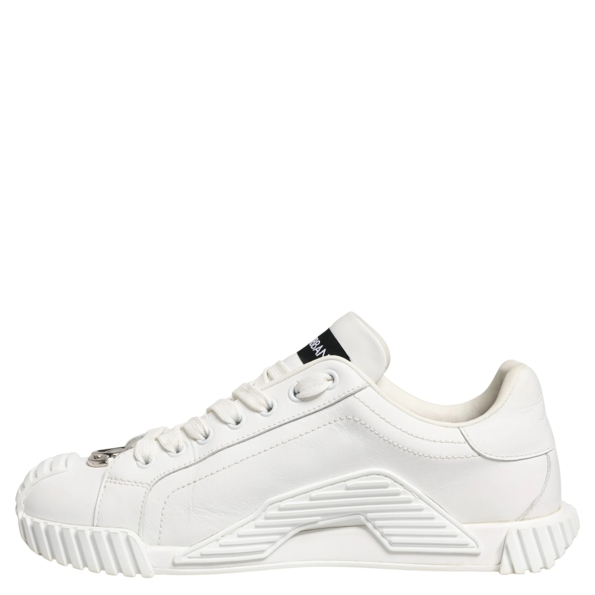 White NS1 Lace Up Low Top Sneakers Shoes