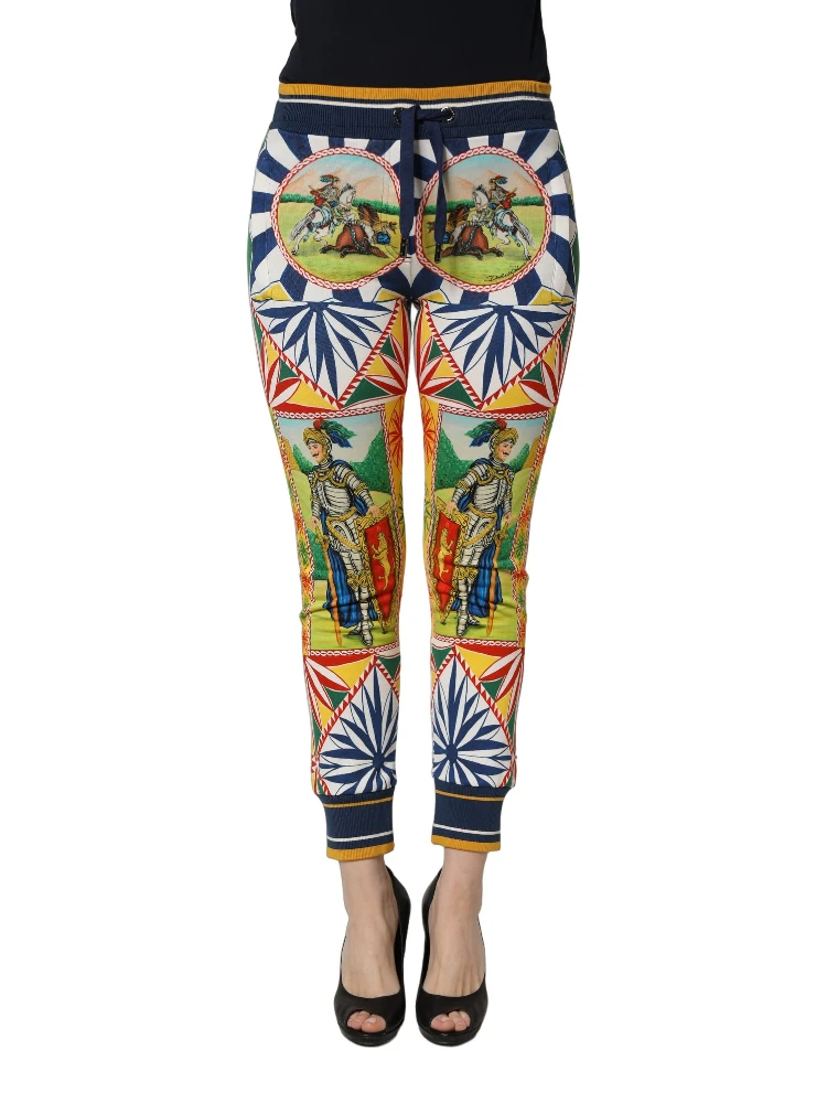 Multicolor Siciliano Saretto Joggers Pants alternative