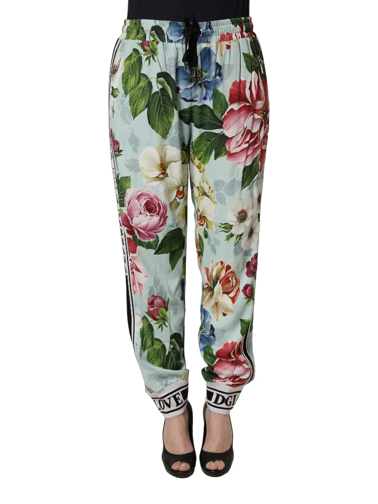 Multicolor Floral Joggers Trouser Pants alternative