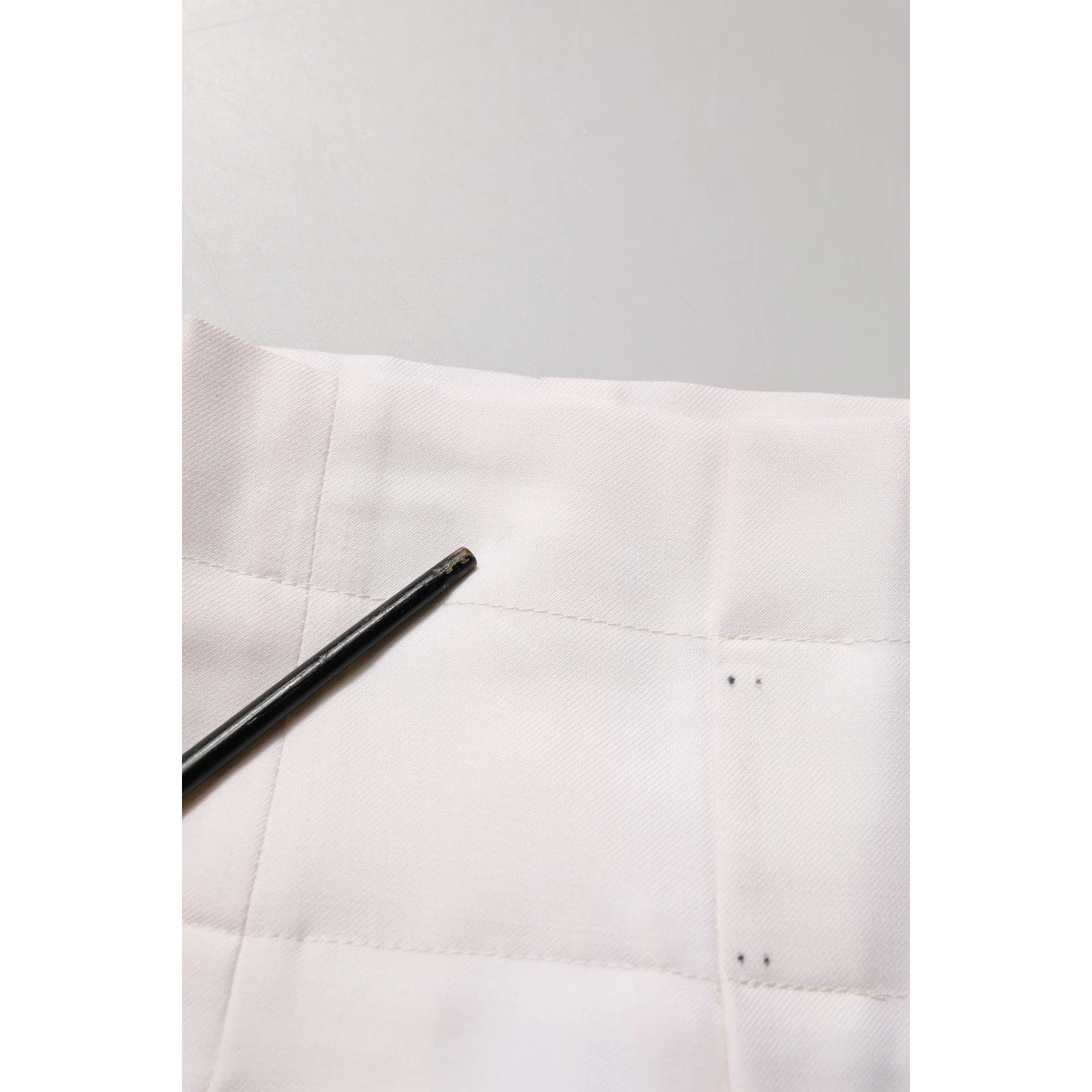 White Skinny High Waist Chino Cropped Trouser Pants