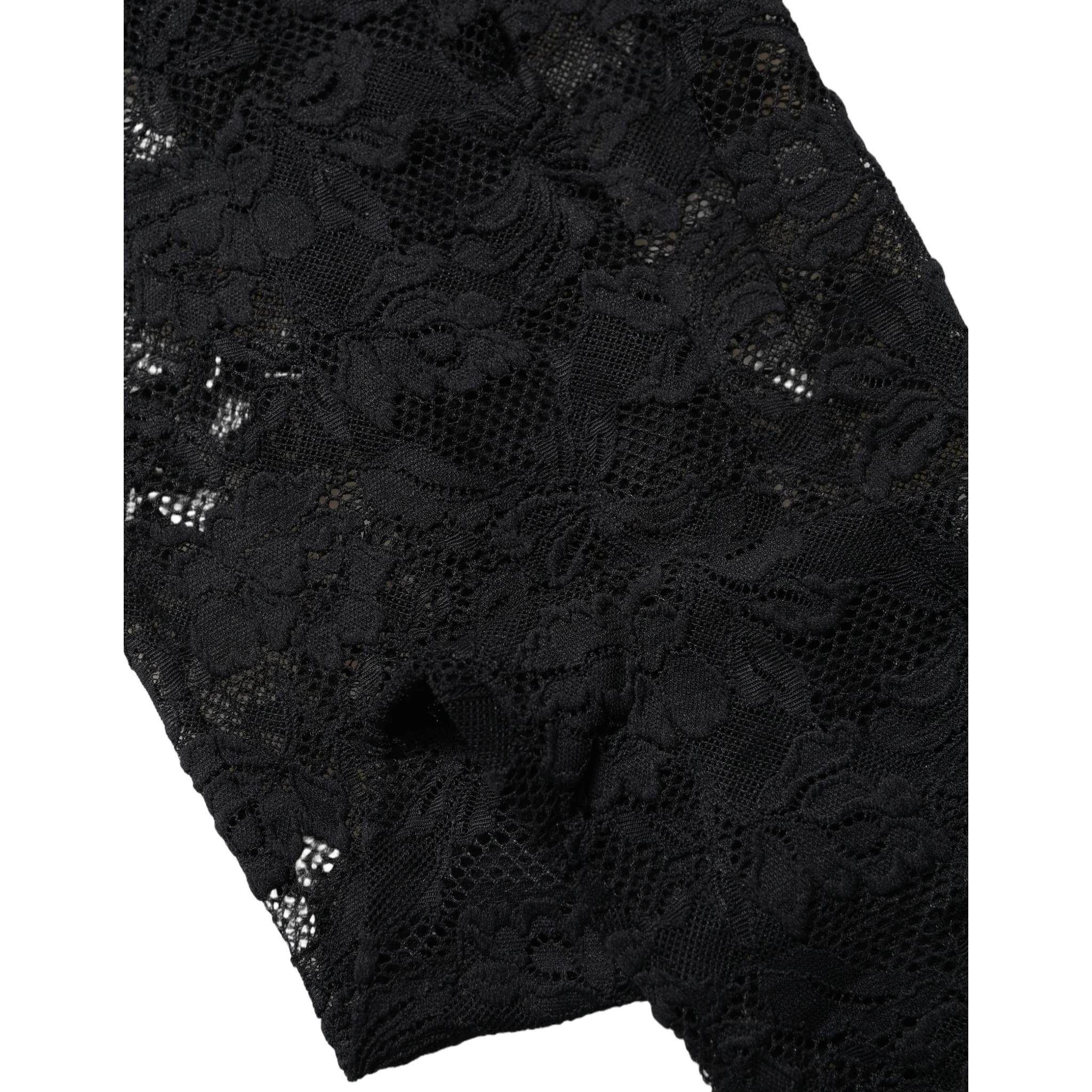Black Floral Lace Thigh High Stockings Socks