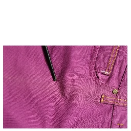 Purple Cotton Slim Fit Denim Trouser Jeans