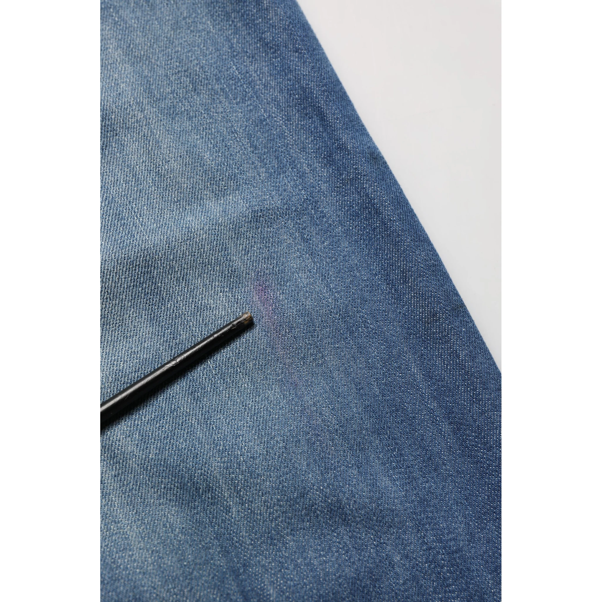 Blue Washed High Waist Wide Leg Denim Cotton Stretch Jeans