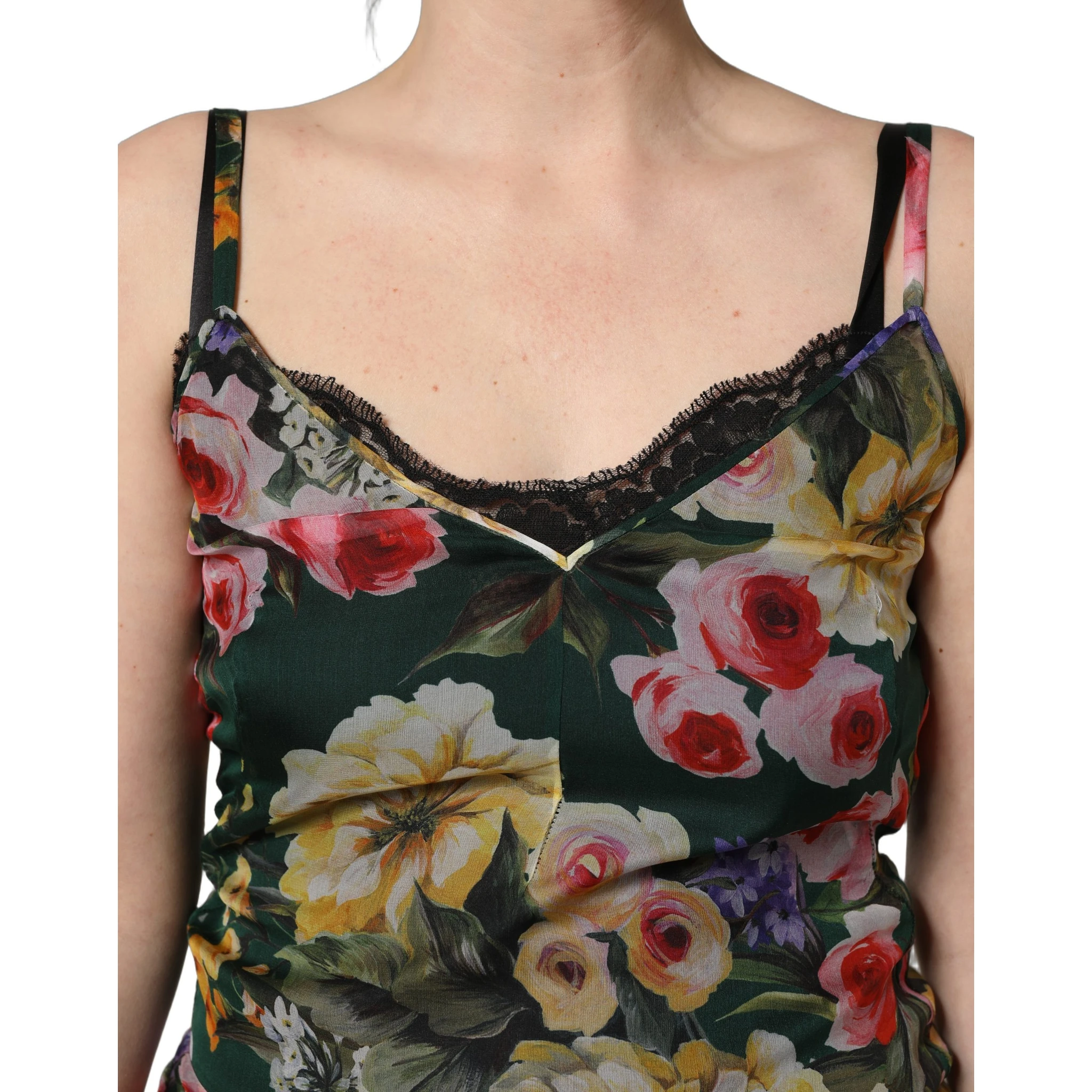 Multicolor Floral Print Sleeveless Mini Dress