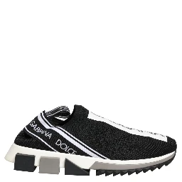Black Sorrento Slip On Low Top Sneakers Shoes