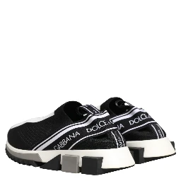 Black Sorrento Slip On Low Top Sneakers Shoes