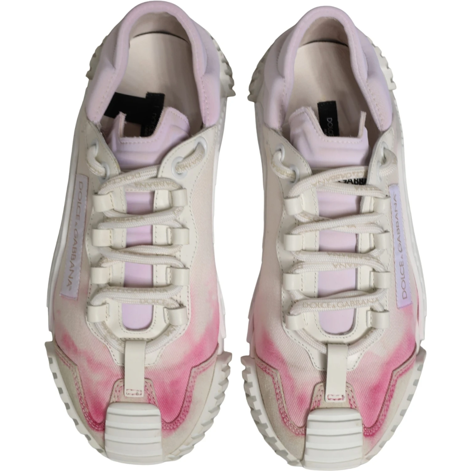 White NS1 Lace Up Low Top Sneakers Shoes