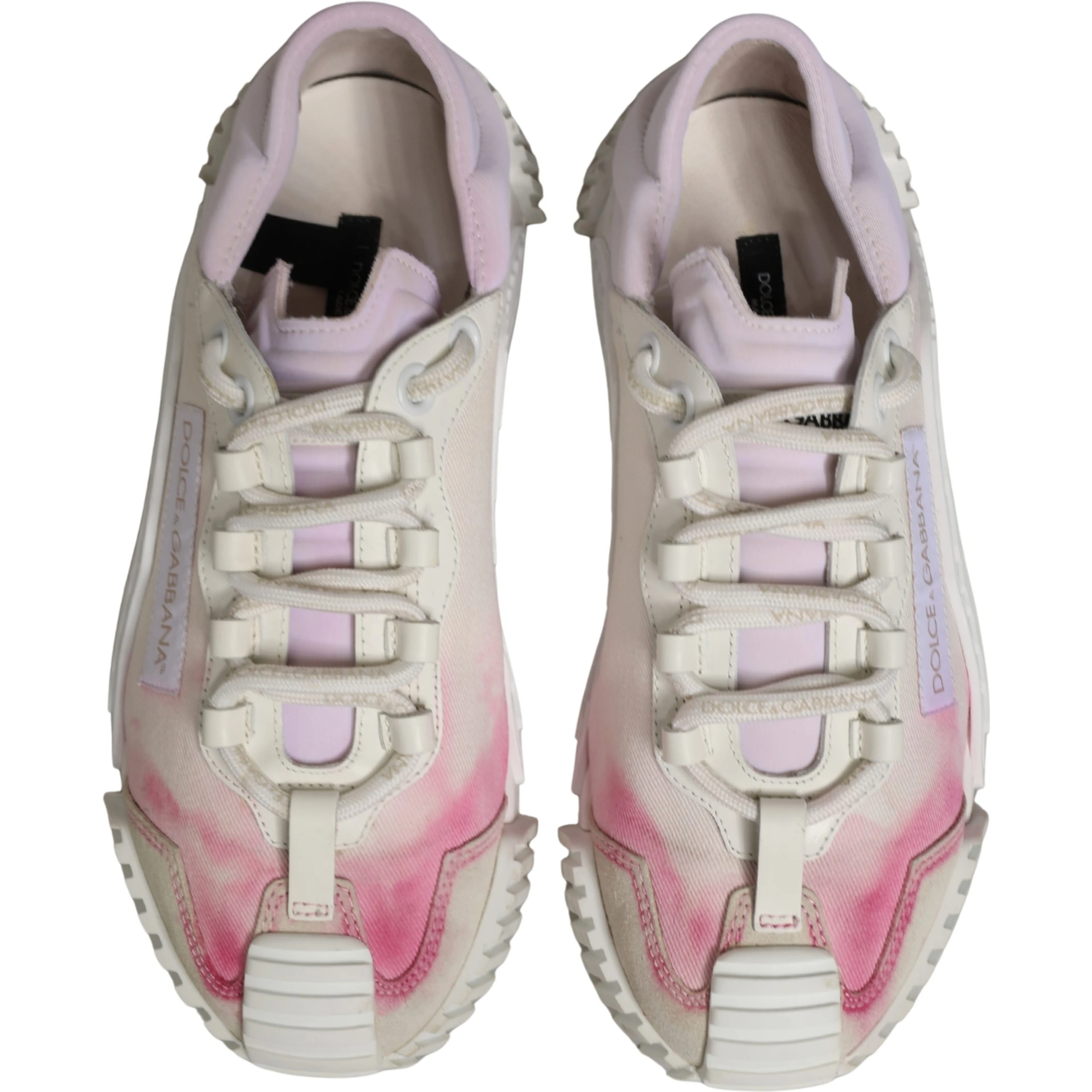 White NS1 Lace Up Low Top Sneakers Shoes